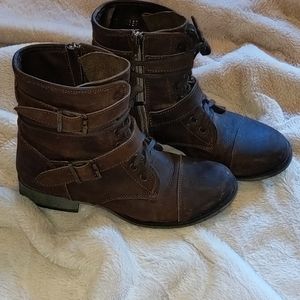 Dolce vita brown leather boots